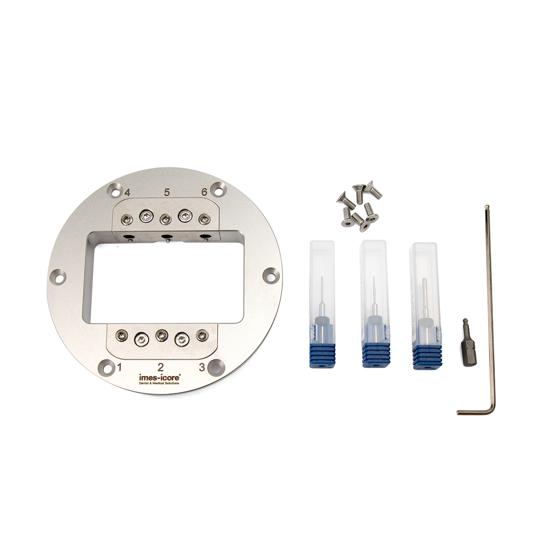 imes-icore Glaskeramikhalter, 6-fach, 6mm Schaft