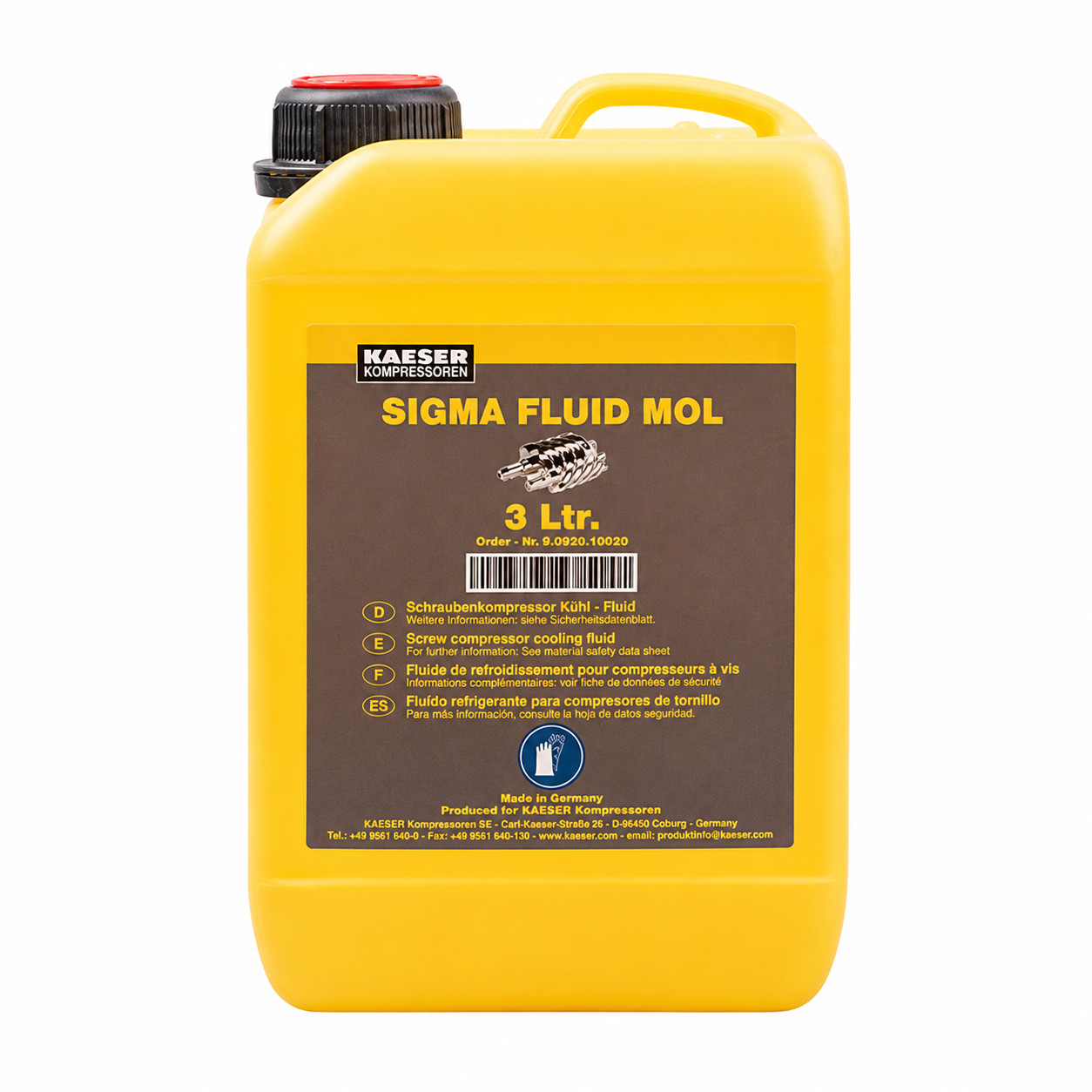 KAESER Sigma Fluid MOL 3 l | Original Kompressoröl für Schraubenkompressoren (Kopie)