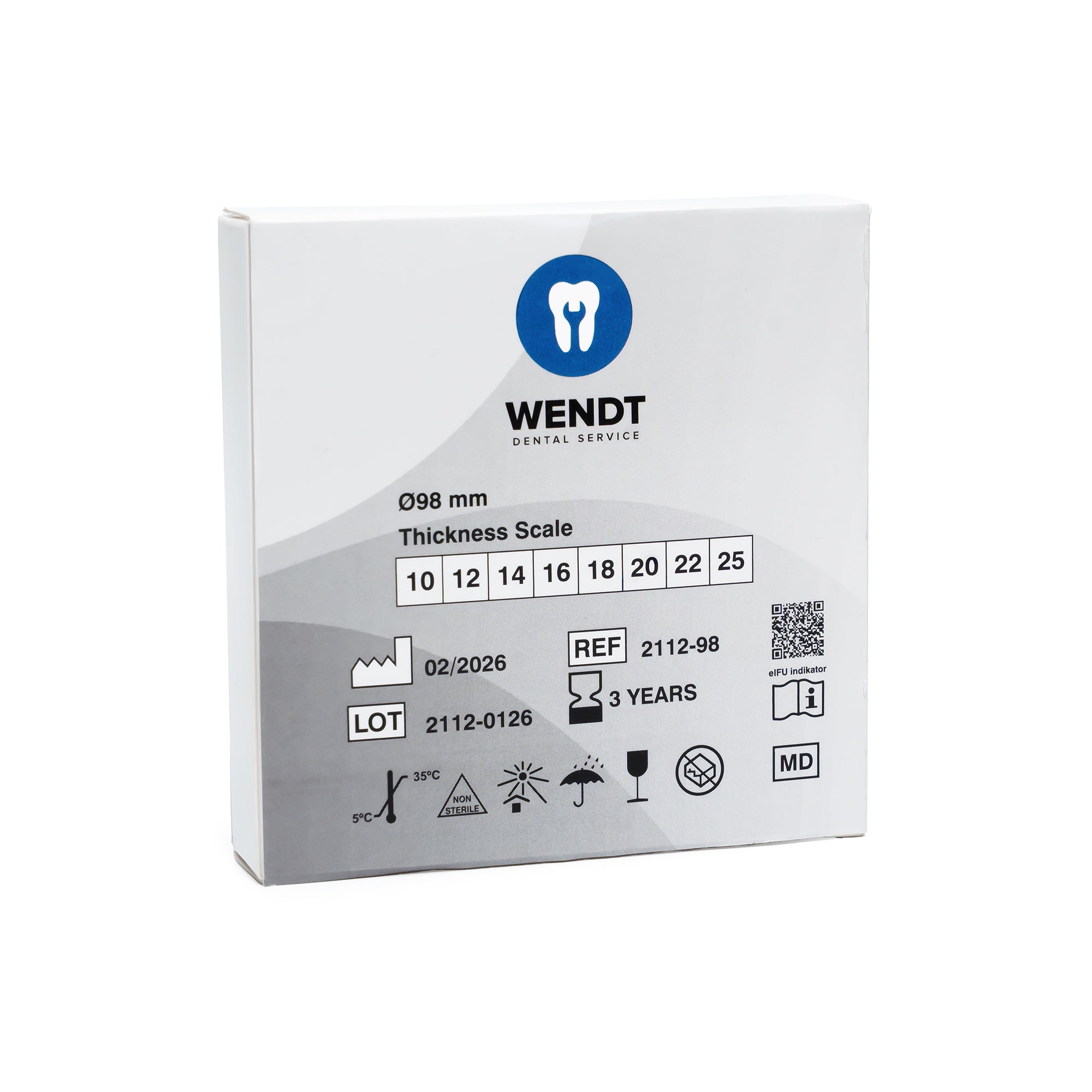 Wendt PMMA Clear Schienen Blank
