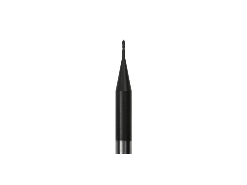vhf Fräser für Zirkonoxid Zweizahn-Radiusfräser, Ø = 0,6 mm (diamantbeschichtet) / Z060-R2D-40