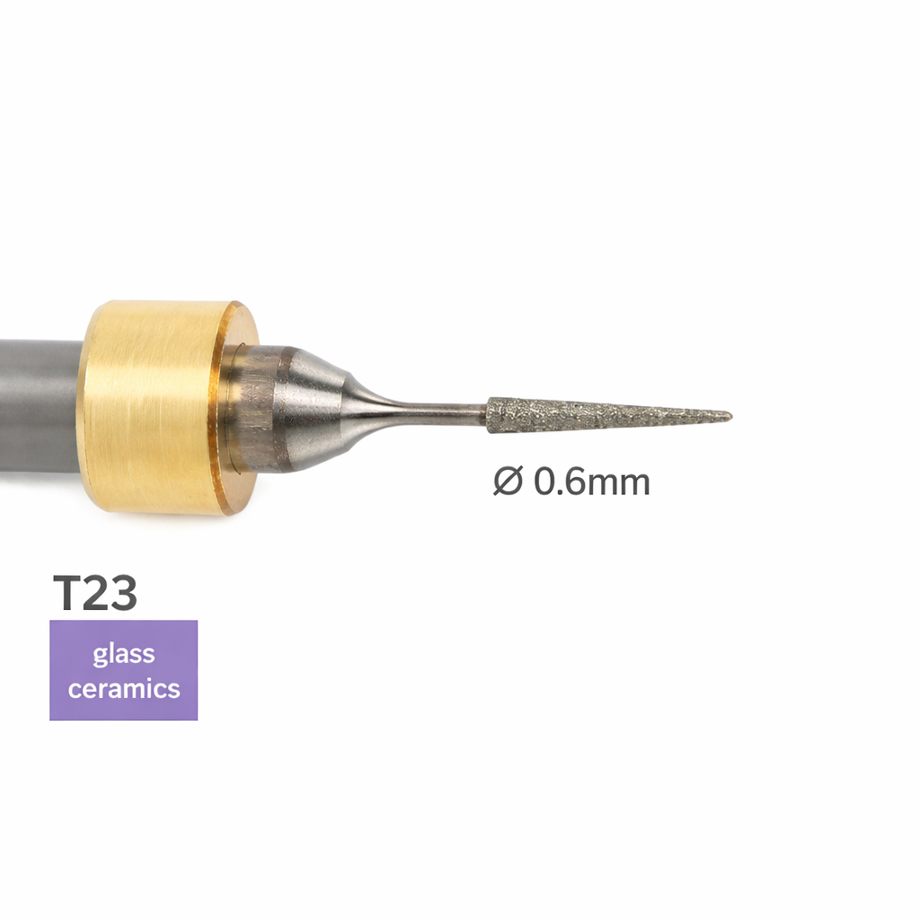 imes icore T23 - Ø 0,6 l 6,0 mm Radiusschleifstift konisch diamantiert