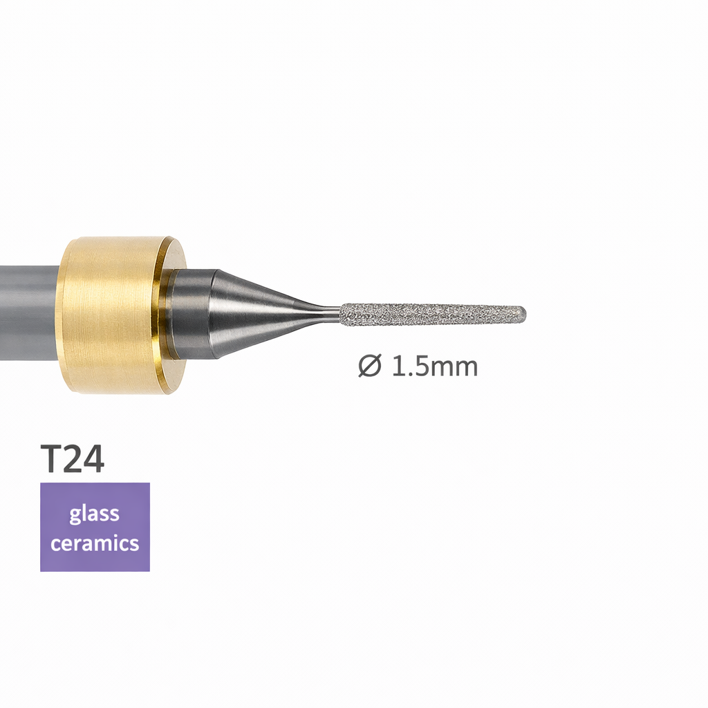 imes icore T24 - Ø 1,5 l 6,0 mm Radiusschleifstift diamantiert