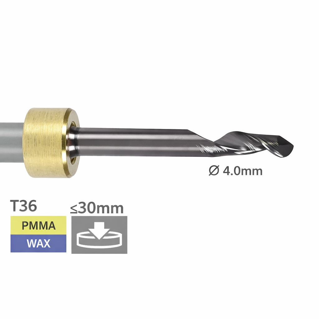 imes icore T36 - Ø 4,0 l 6,0 mm Radiusfräser lang l = 31mm