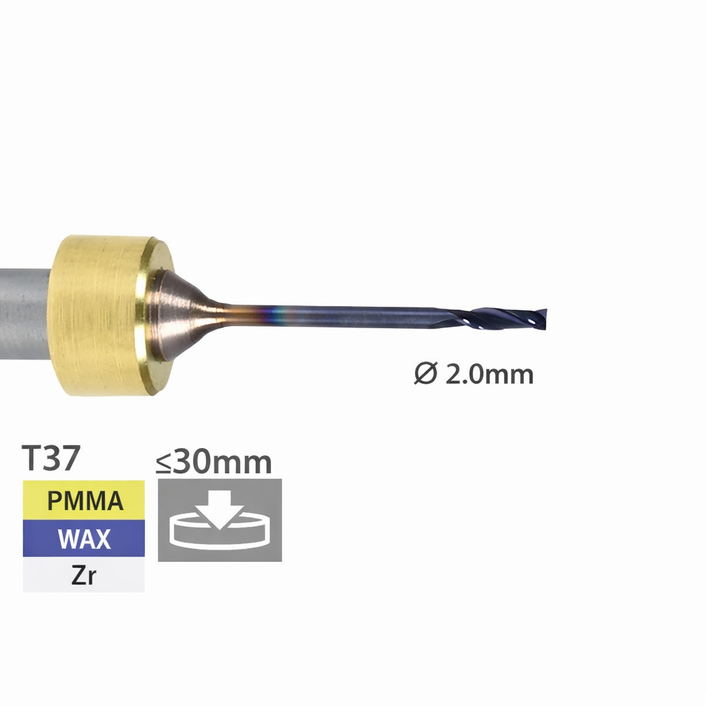 imes icore T37 - Ø 1,5 l 6,0 mm Torusfräser r = 0,08 l = 20mm
