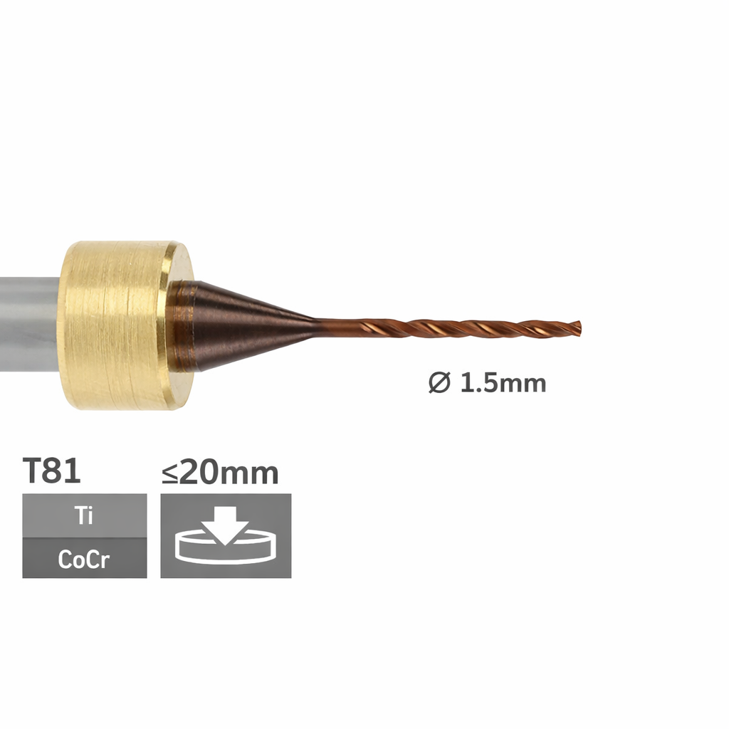 imes icore T81 - Ø 1,5 l 6,0 mm Bohrwerkzeug l = 18mm