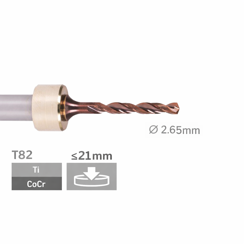 imes icore T82 - Ø 2,65 l 6,0 mm Bohrwerkzeug l = 21mm