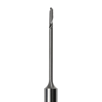 vhf Wachs und Kunststoffe Einzahn-Radiusfräser, Ø = 1,0 mm / P100-R1-40