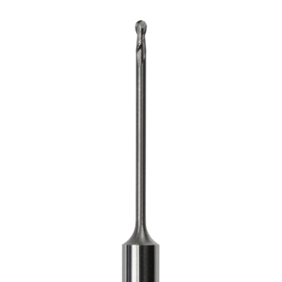 vhf Wachs und Kunststoffe Zweizahn-Radiusfräser, Ø = 1,0 mm / P100-R2-40