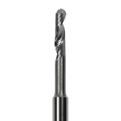 vhf Wachs und Kunststoffe Einzahn-Radiusfräser, Ø = 2,0 mm / P200-R1-40