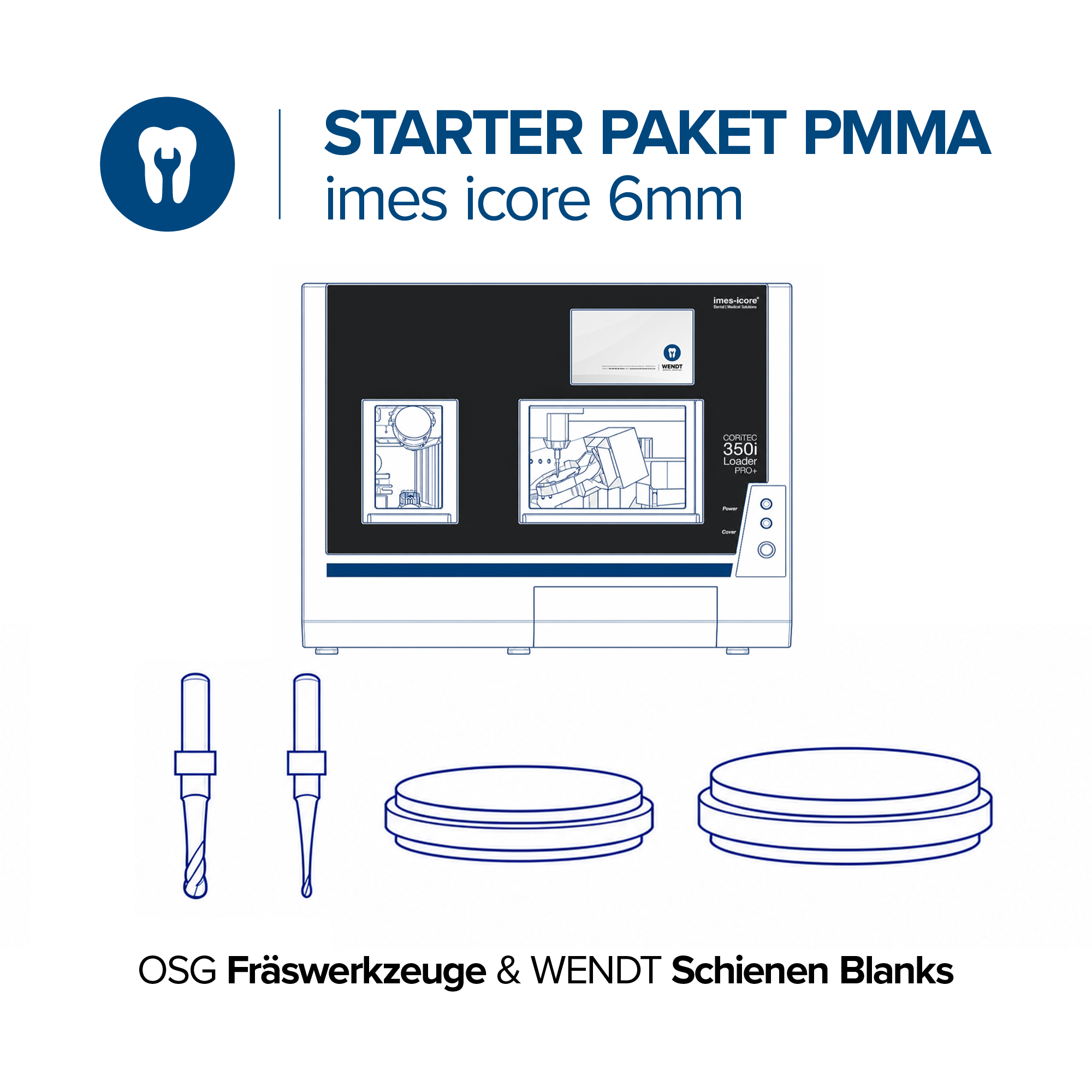 imes-icore 6mm Starter Paket PMMA