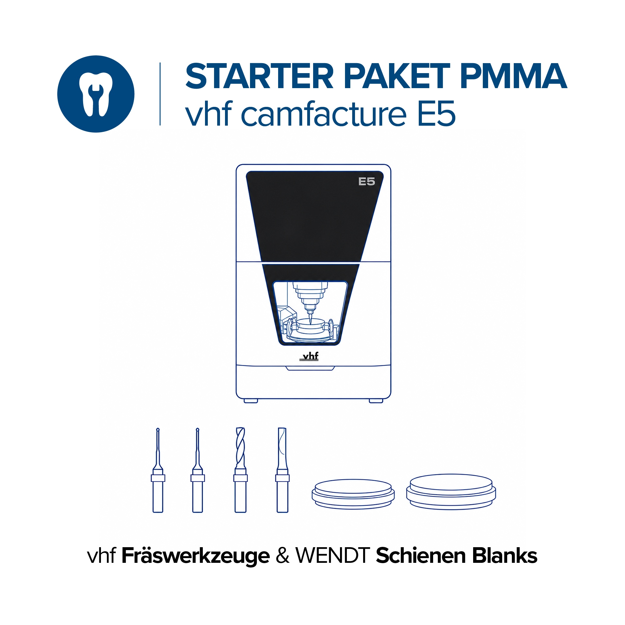 vhf Starter Paket PMMA - E5