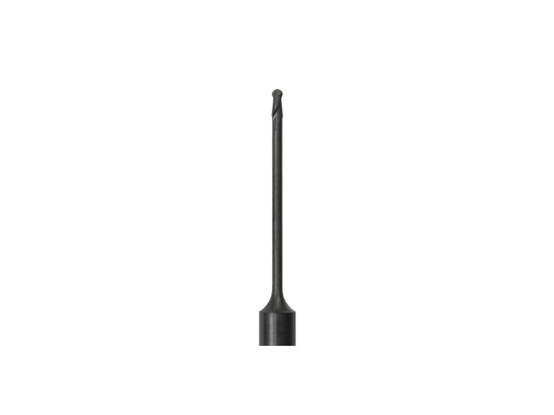 vhf Fräser für Zirkonoxid Zweizahn-Radiusfräser, Ø = 1,0 mm (beschichtet) / Z100-R2-40